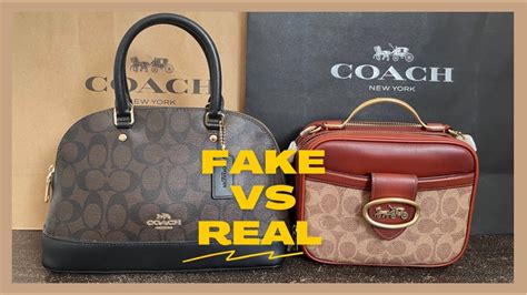 fake coach bags vs real|how to authenticate coach bag.